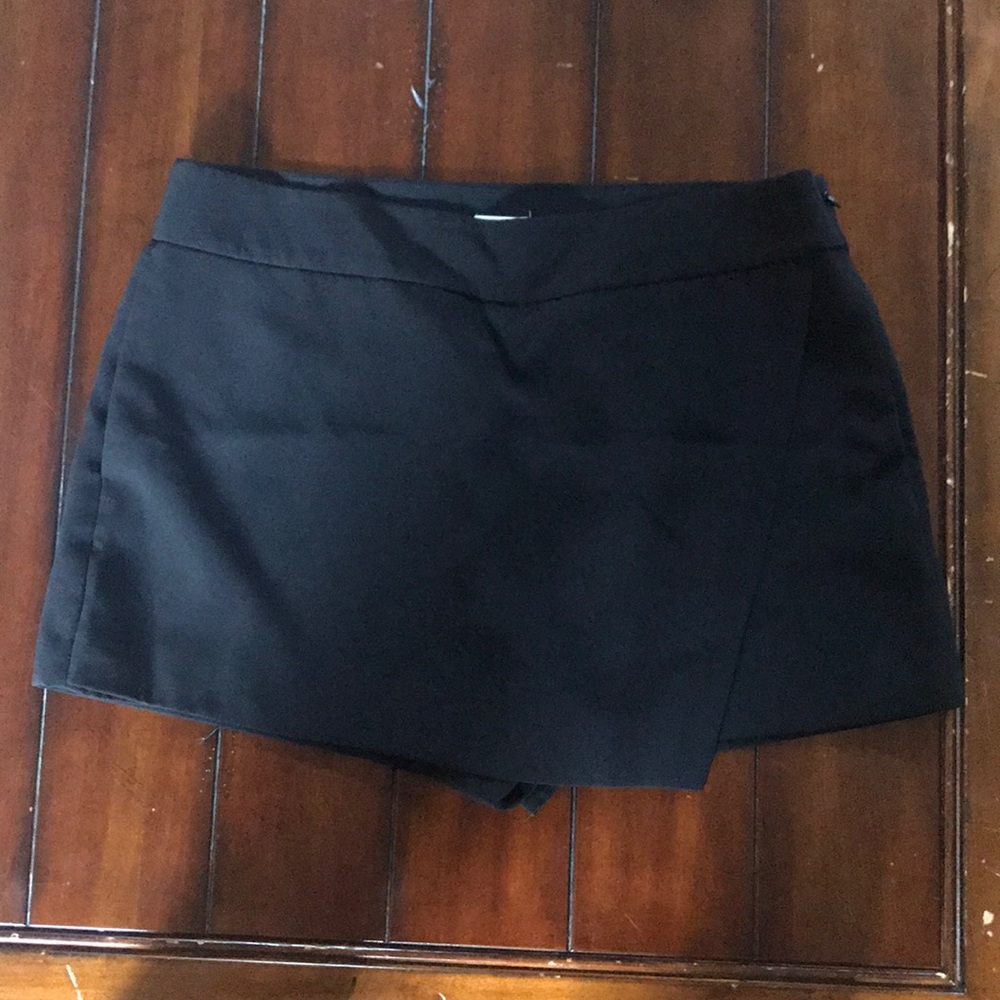 J. Crew Black Skort